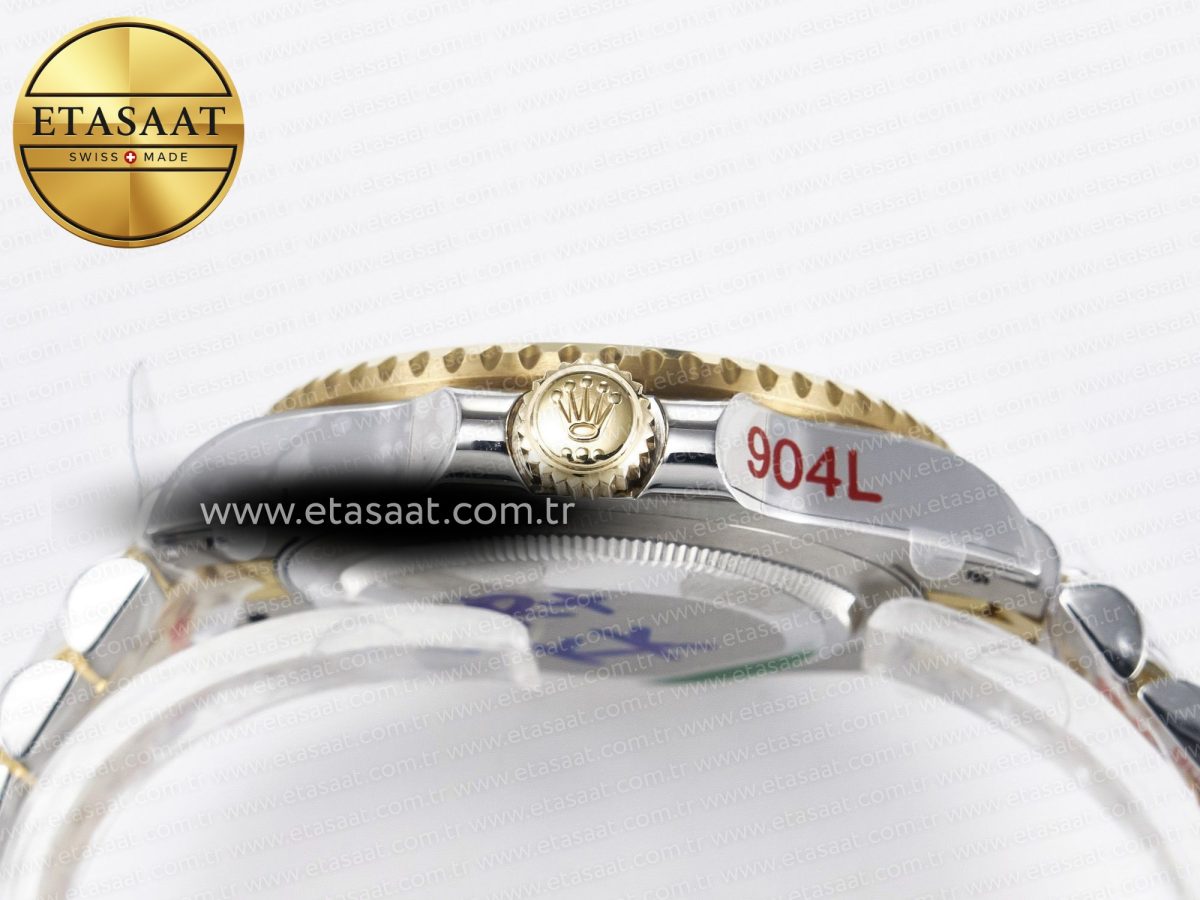 GMT-Master II 126713 GRNR GMF 1:1 Best Edition on Black Dial on SS/YG Jubilee Bracelet Super Clone VR3285 CHS (Gain Weight) - Görsel 15