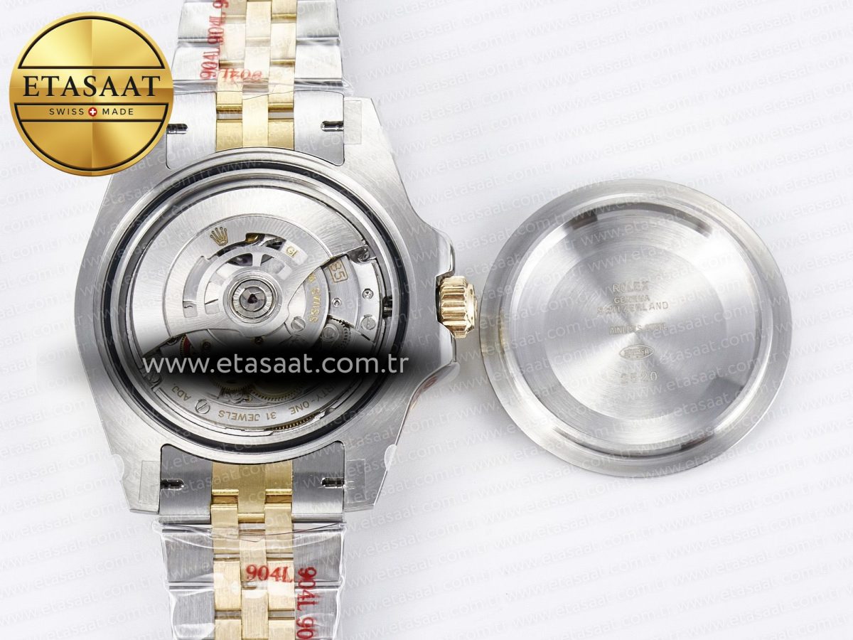 GMT-Master II 126713 GRNR GMF 1:1 Best Edition on Black Dial on SS/YG Jubilee Bracelet Super Clone VR3285 CHS (Gain Weight) - Görsel 18