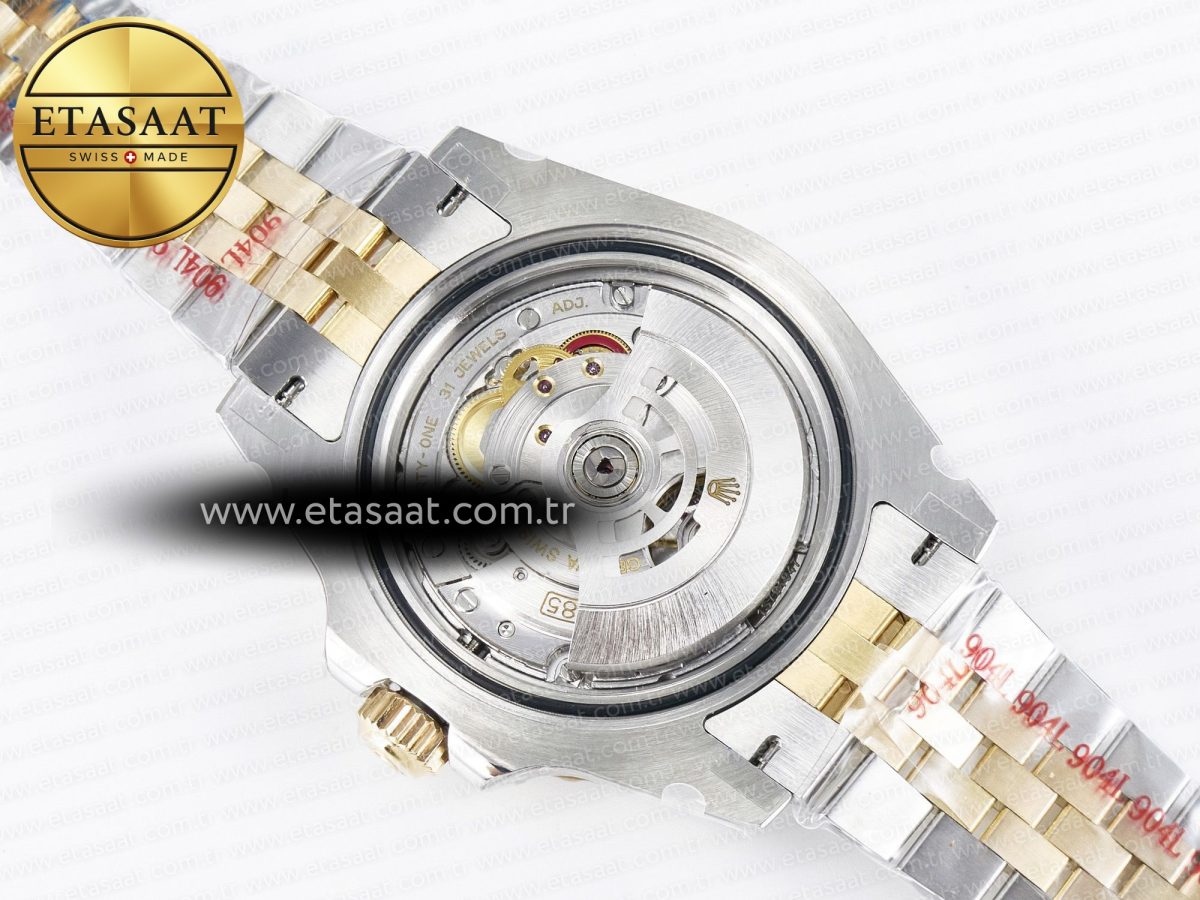 GMT-Master II 126713 GRNR GMF 1:1 Best Edition on Black Dial on SS/YG Jubilee Bracelet Super Clone VR3285 CHS (Gain Weight) - Görsel 19