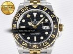 GMT-Master II 126713 GRNR GMF 1:1 Best Edition on Black Dial on SS/YG Jubilee Bracelet Super Clone VR3285 CHS (Gain Weight) - Görsel 4