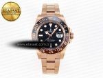 GMT MASTER II 126715 CHNR 904L SS APF 1:1 BEST EDITION ON RG BRACELET VR3285 CHS - Görsel 3