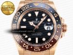 GMT MASTER II 126715 CHNR 904L SS APF 1:1 BEST EDITION ON RG BRACELET VR3285 CHS - Görsel 4