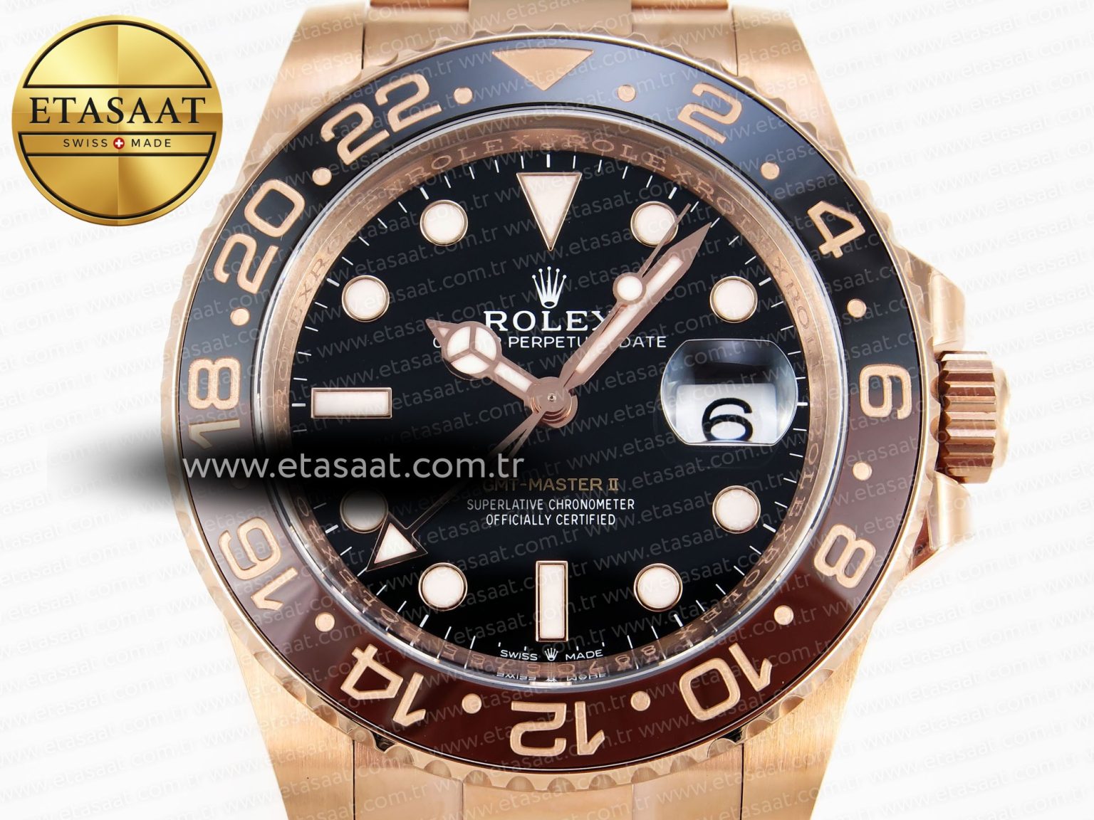 GMT MASTER II 126715 CHNR 904L SS APF 1:1 BEST EDITION ON RG BRACELET VR3285 CHS - Görsel 4