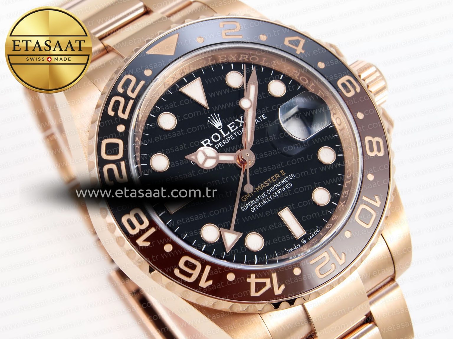 GMT MASTER II 126715 CHNR 904L SS APF 1:1 BEST EDITION ON RG BRACELET VR3285 CHS - Görsel 5