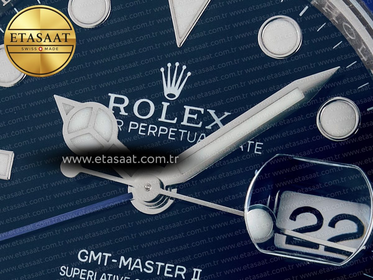 GMT-Master II 126716 BLAKEN 904L 1:1 Best Edition Blue Dial on SS Bracelet SH3285 - Görsel 10