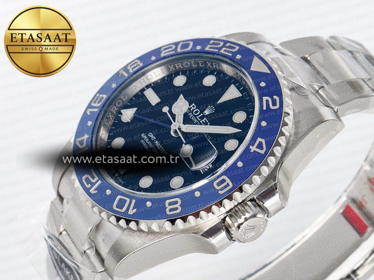 GMT-Master II 126716 BLAKEN 904L 1:1 Best Edition Blue Dial on SS Bracelet SH3285 - Görsel 6
