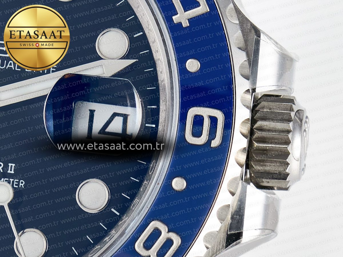 GMT-Master II 126716 BLAKEN 904L 1:1 Best Edition Blue Dial on SS Jubilee Bracelet SH3285 - Görsel 11