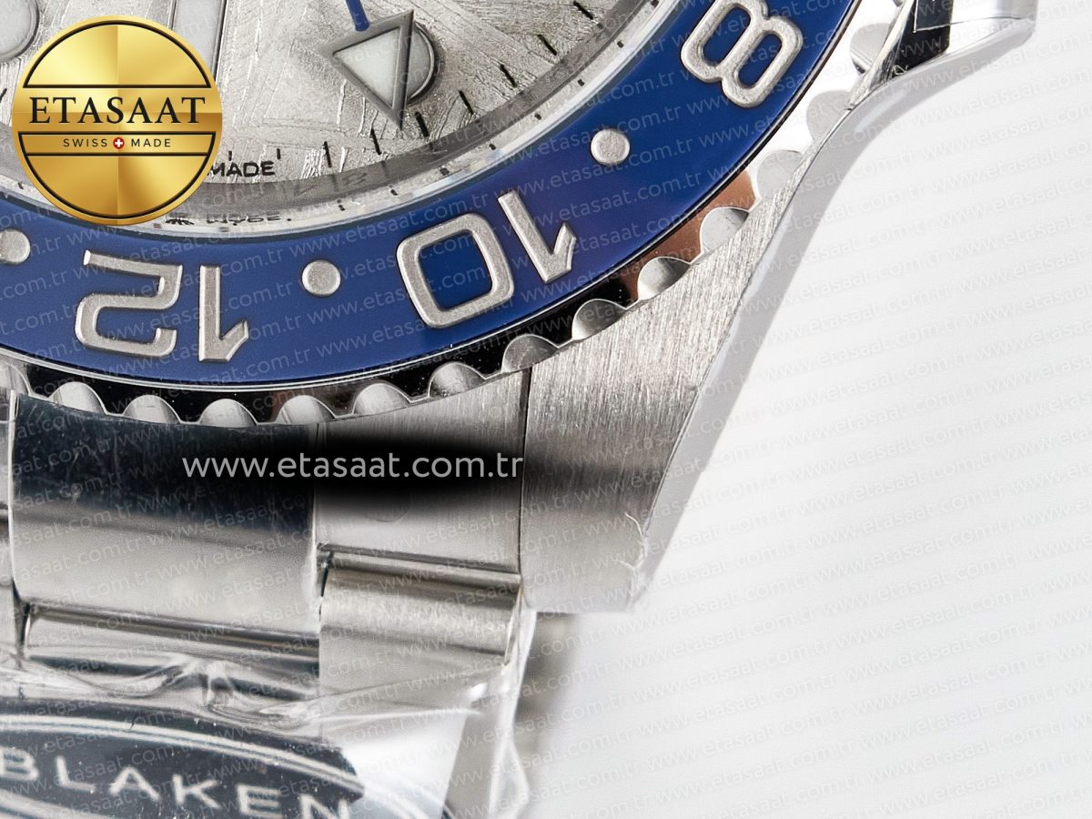 GMT-Master II 126716 BLAKEN 904L 1:1 Best Edition Meteorite Dial on SS Bracelet SH3285 - Görsel 13