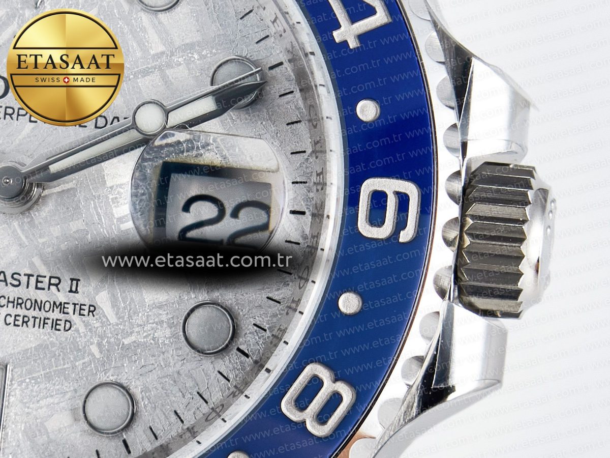 GMT-Master II 126716 BLAKEN 904L 1:1 Best Edition Meteorite Dial on SS Jubilee Bracelet SH3285 - Görsel 11
