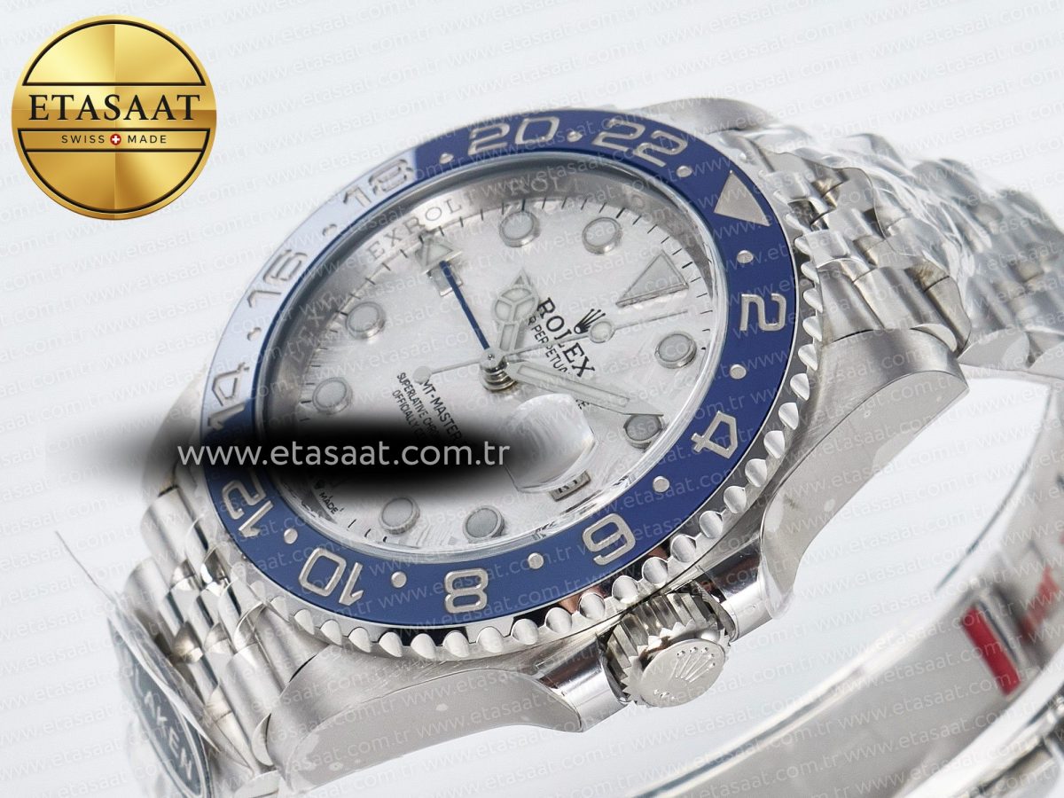GMT-Master II 126716 BLAKEN 904L 1:1 Best Edition Meteorite Dial on SS Jubilee Bracelet SH3285 - Görsel 6