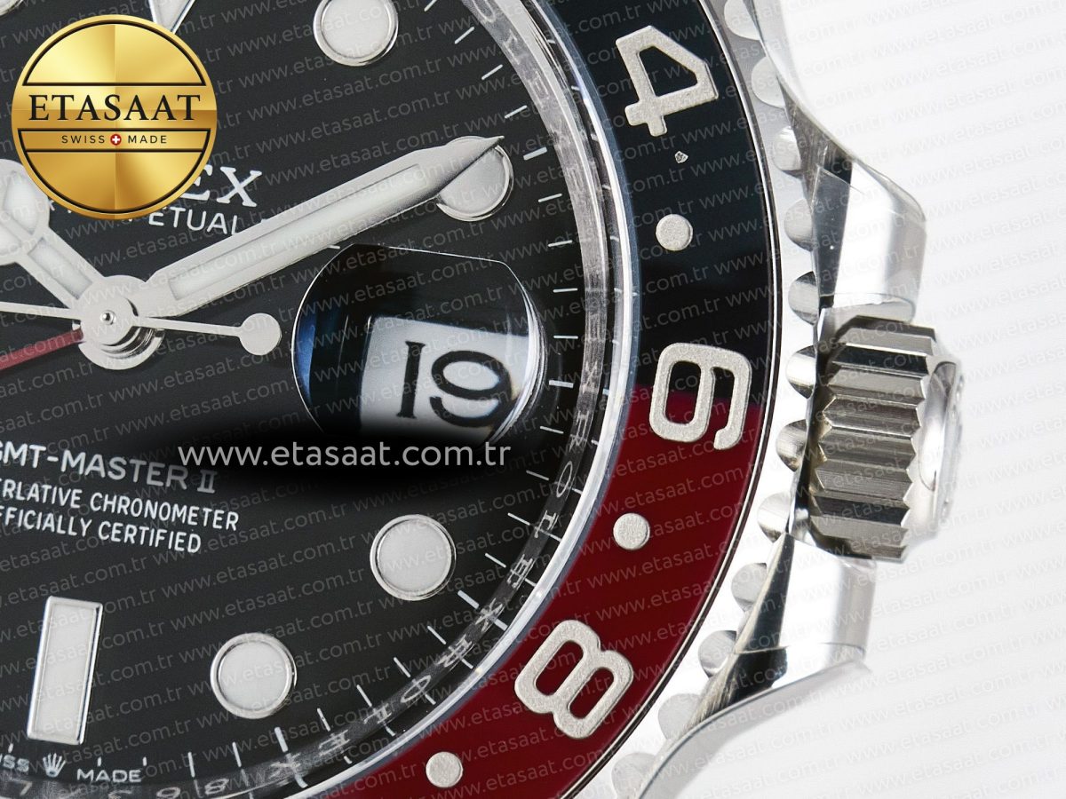 GMT-Master II 126719 BLAKEN 904L 1:1 Best Edition Black Dial on SS Bracelet SH3285 - Görsel 11