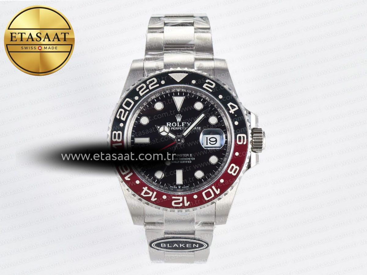 GMT-Master II 126719 BLAKEN 904L 1:1 Best Edition Black Dial on SS Bracelet SH3285 - Görsel 3