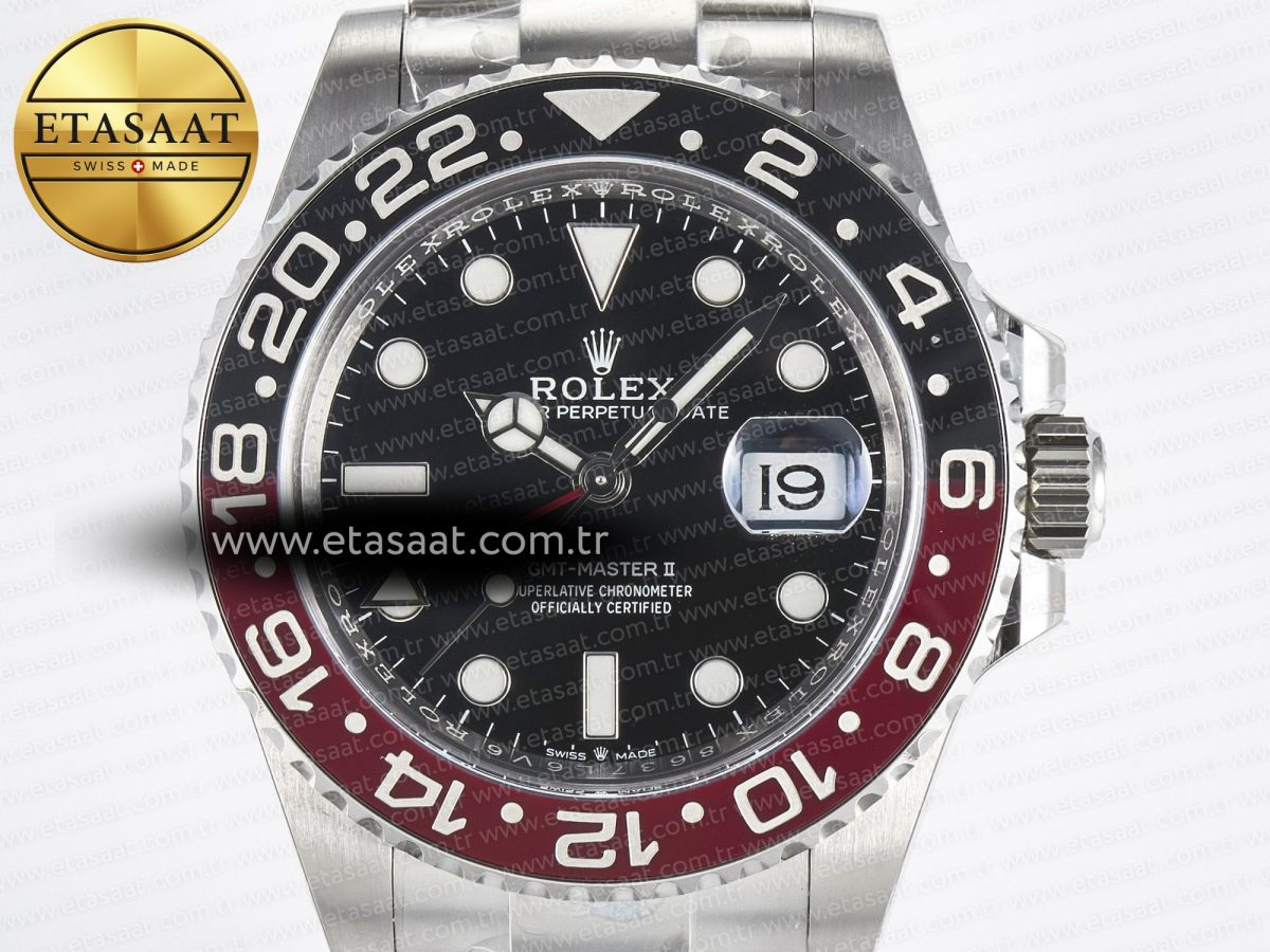 GMT-Master II 126719 BLAKEN 904L 1:1 Best Edition Black Dial on SS Bracelet SH3285 - Görsel 4