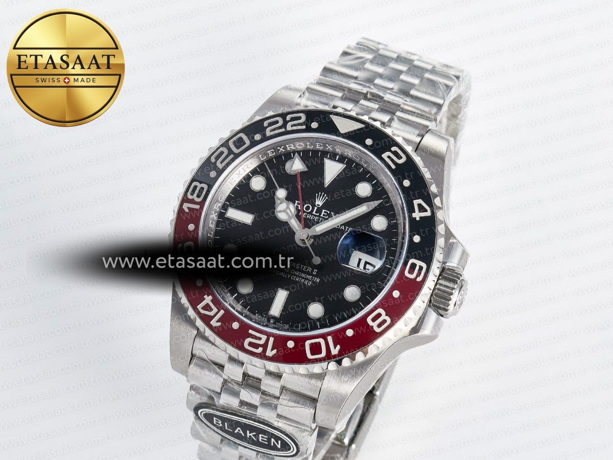 GMT-Master II 126719 BLAKEN 904L 1:1 Best Edition Black Dial on SS Jubilee Bracelet SH3285 - Görsel 1