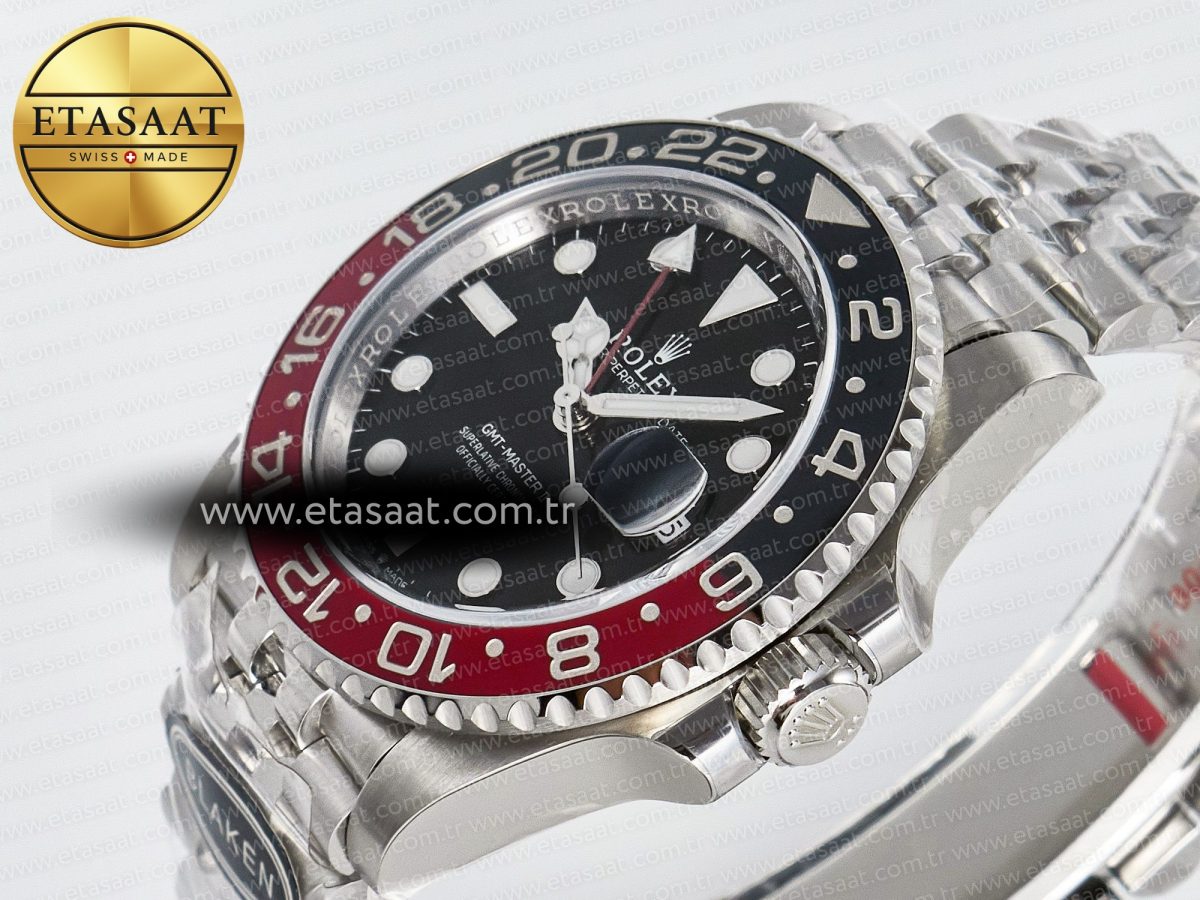 GMT-Master II 126719 BLAKEN 904L 1:1 Best Edition Black Dial on SS Jubilee Bracelet SH3285 - Görsel 6