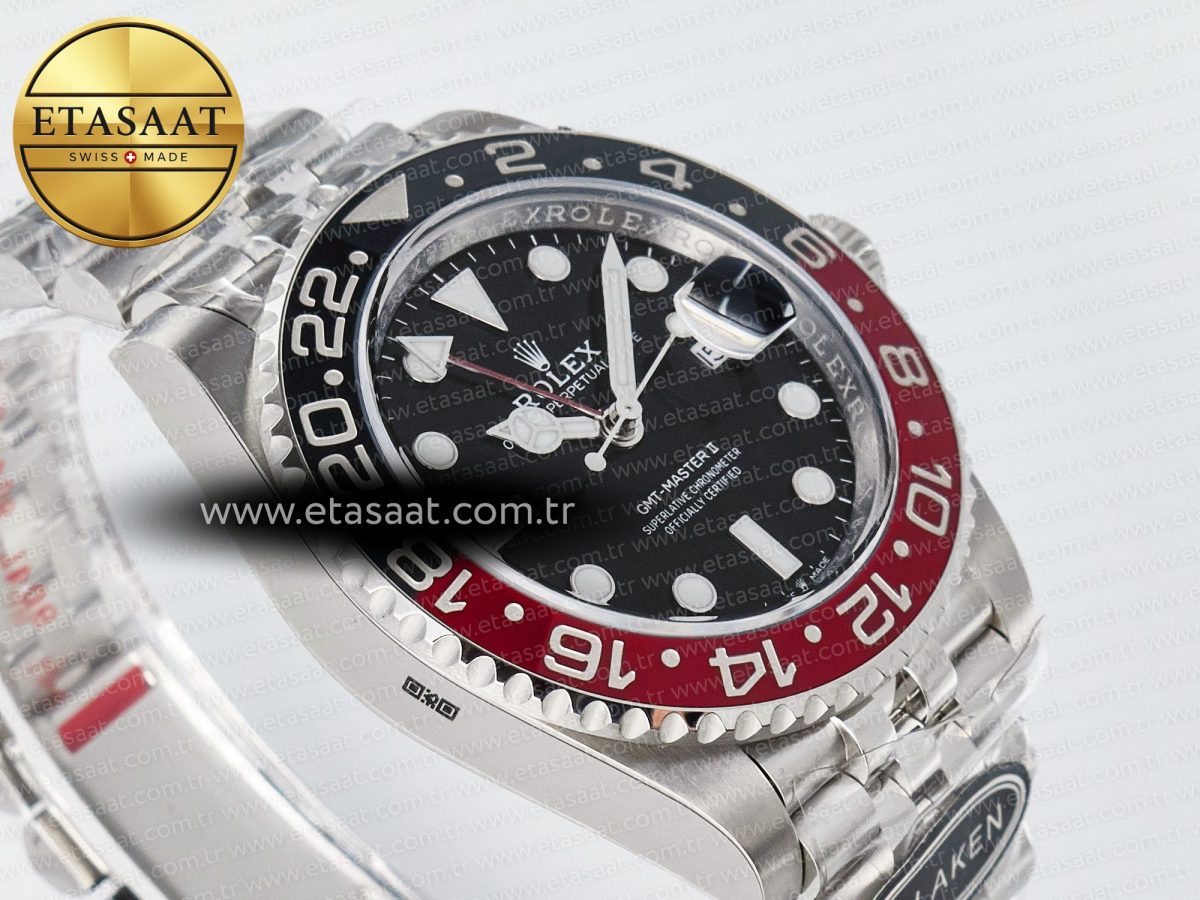 GMT-Master II 126719 BLAKEN 904L 1:1 Best Edition Black Dial on SS Jubilee Bracelet SH3285 - Görsel 7