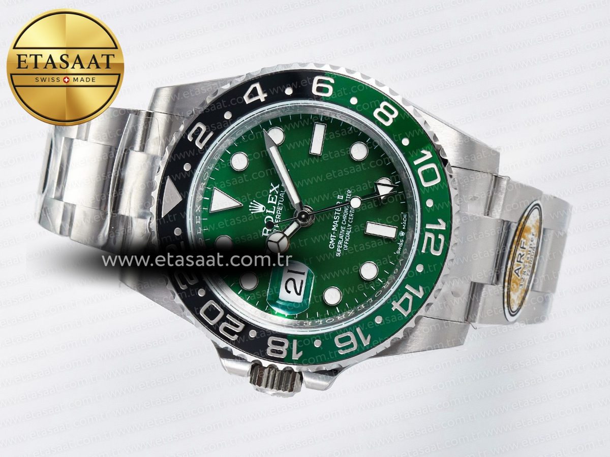 GMT-Master II 126729 VTNR ARF 1:1 Best Edition Green Dial On SS Bracelet SH3285 CHS - Görsel 8