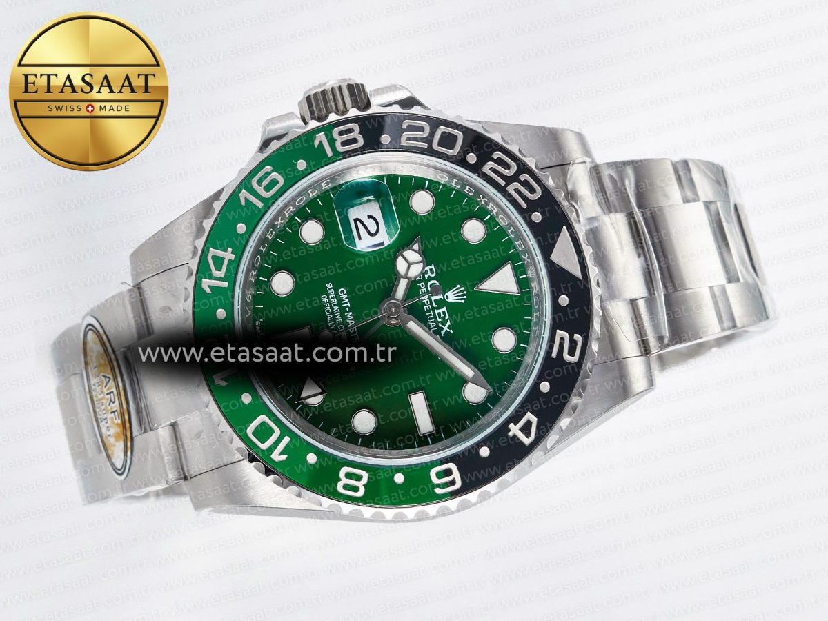GMT-Master II 126729 VTNR ARF 1:1 Best Edition Green Dial On SS Bracelet SH3285 CHS - Görsel 9