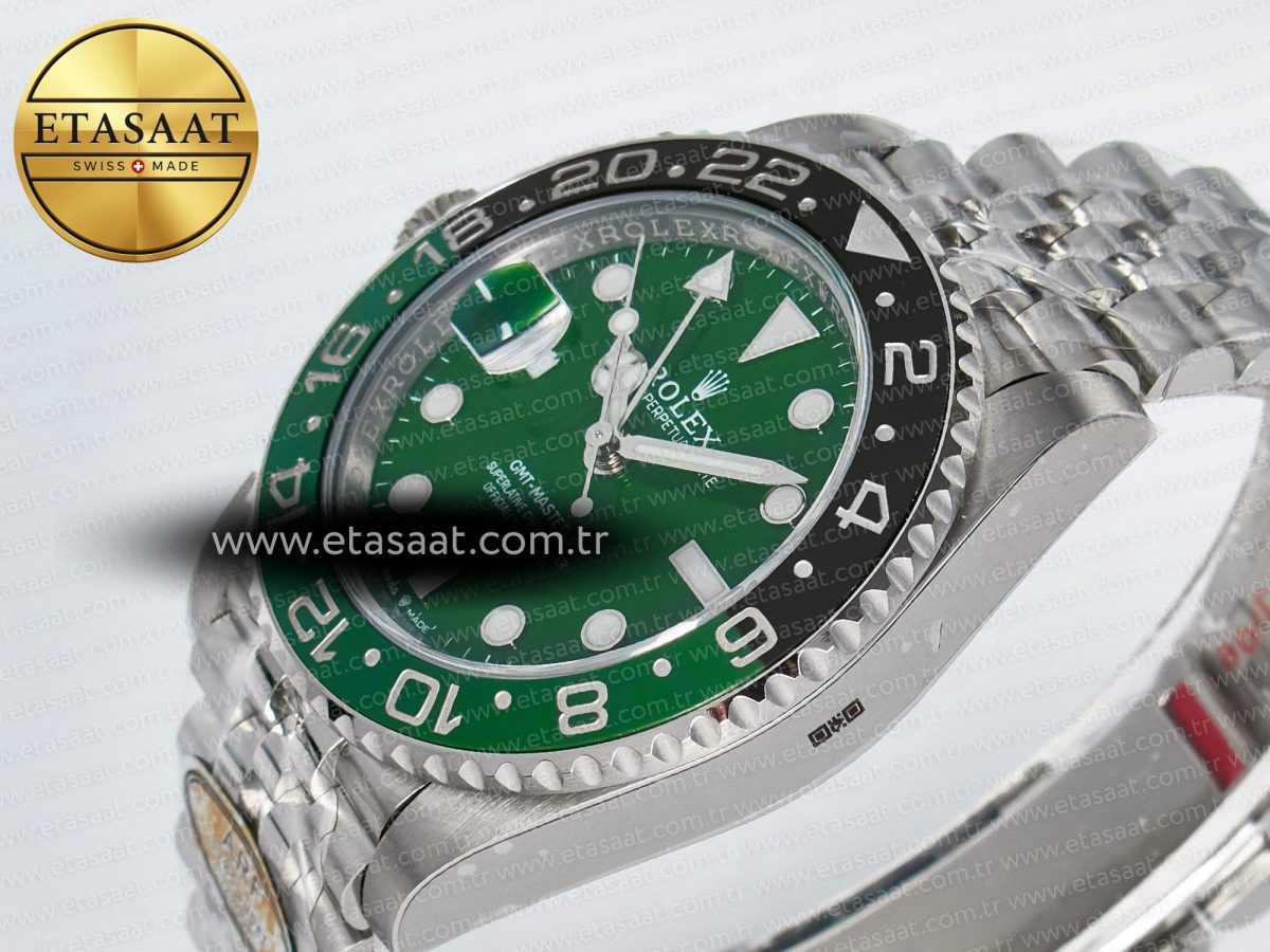 GMT-Master II 126729 VTNR ARF 1:1 Best Edition Green Dial On SS Jubilee Bracelet SH3285 CHS - Görsel 6