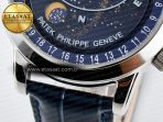 Grand Complications 6102G Moon SS YLF Blue Dial on Blue Leather Strap A240 - Görsel 12