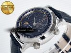 Grand Complications 6102G Moon SS YLF Blue Dial on Blue Leather Strap A240 - Görsel 6