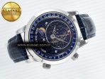 Grand Complications 6102G Moon SS YLF Blue Dial on Blue Leather Strap A240 - Görsel 8