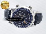 Grand Complications 6102G Moon SS YLF Blue Dial on Blue Leather Strap A240 - Görsel 9