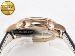 Grand Complications 6102G Moon YLF RG Black Dial Crystal Bezel on Black Leather Strap A240 - Görsel 14