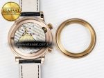 Grand Complications 6102G Moon YLF RG Black Dial Crystal Bezel on Black Leather Strap A240 - Görsel 16