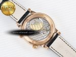 Grand Complications 6102G Moon YLF RG Black Dial Crystal Bezel on Black Leather Strap A240 - Görsel 18