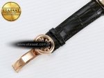 Grand Complications 6102G Moon YLF RG Black Dial Crystal Bezel on Black Leather Strap A240 - Görsel 24