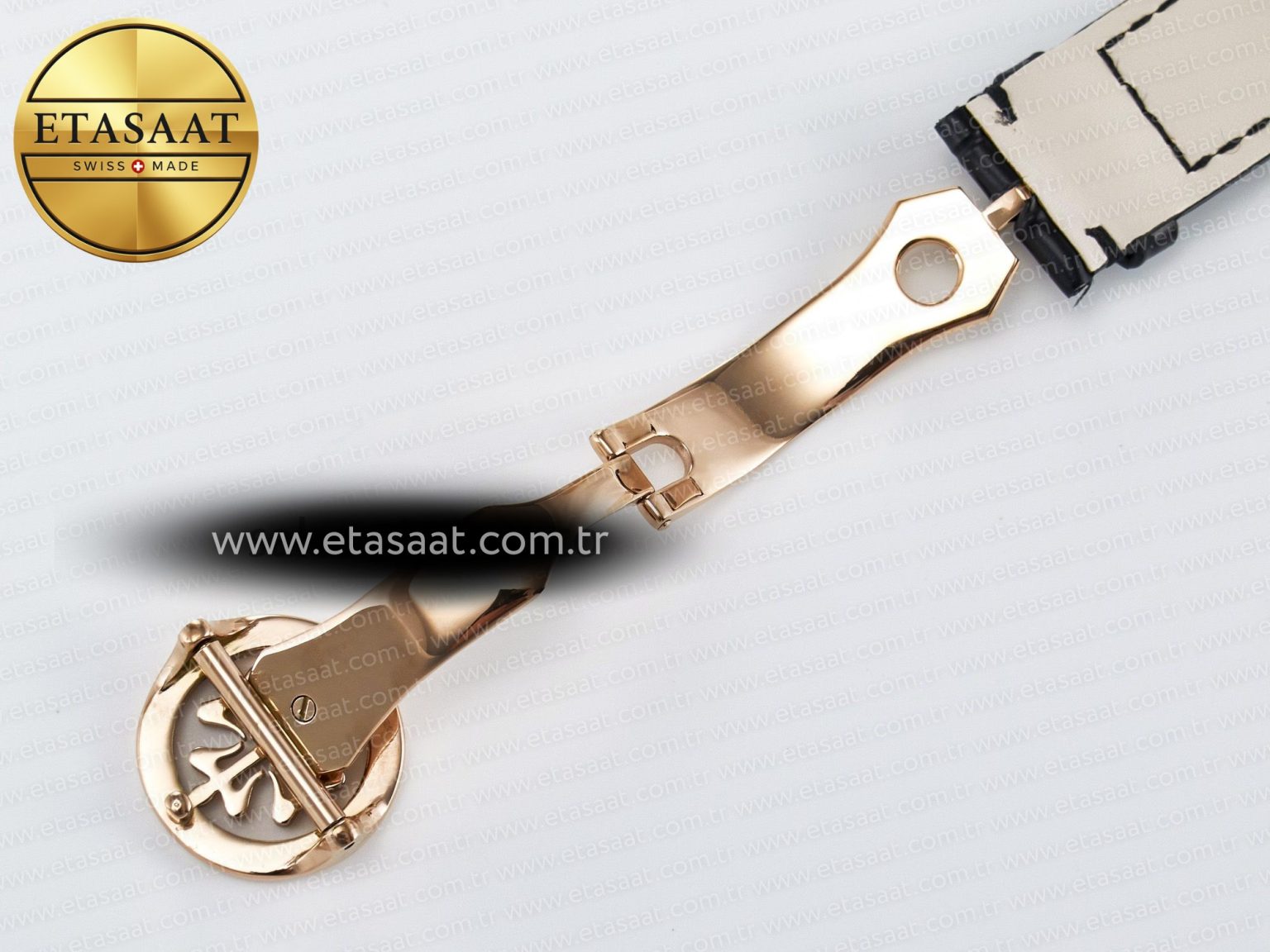 Grand Complications 6102G Moon YLF RG Black Dial Crystal Bezel on Black Leather Strap A240 - Görsel 30