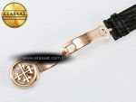 Grand Complications 6102G Moon YLF RG Black Dial Crystal Bezel on Black Leather Strap A240 - Görsel 31