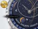 Grand Complications 6102G Moon YLF SS Blue Dial Crystal Bezel on Blue Leather Strap A240 - Görsel 10