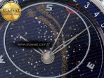 Grand Complications 6102G Moon YLF SS Blue Dial Crystal Bezel on Blue Leather Strap A240 - Görsel 11