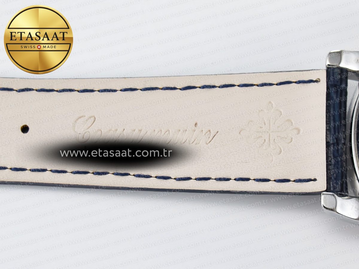 Grand Complications 6102G Moon YLF SS Blue Dial Crystal Bezel on Blue Leather Strap A240 - Görsel 28