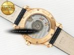 Happy Sports 30MM YF RG White Dial on Green Leather Strap A2892 - Görsel 16