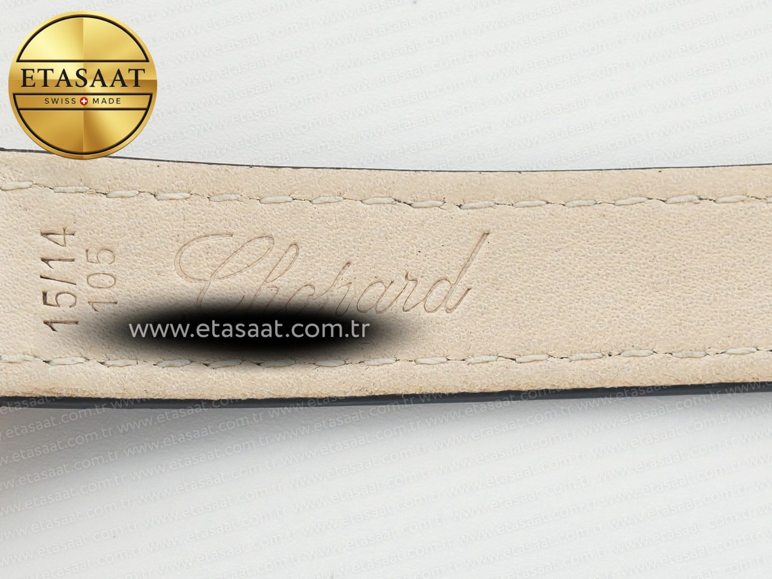 Happy Sports 30MM YF RG White Dial on Green Leather Strap A2892 - Görsel 23