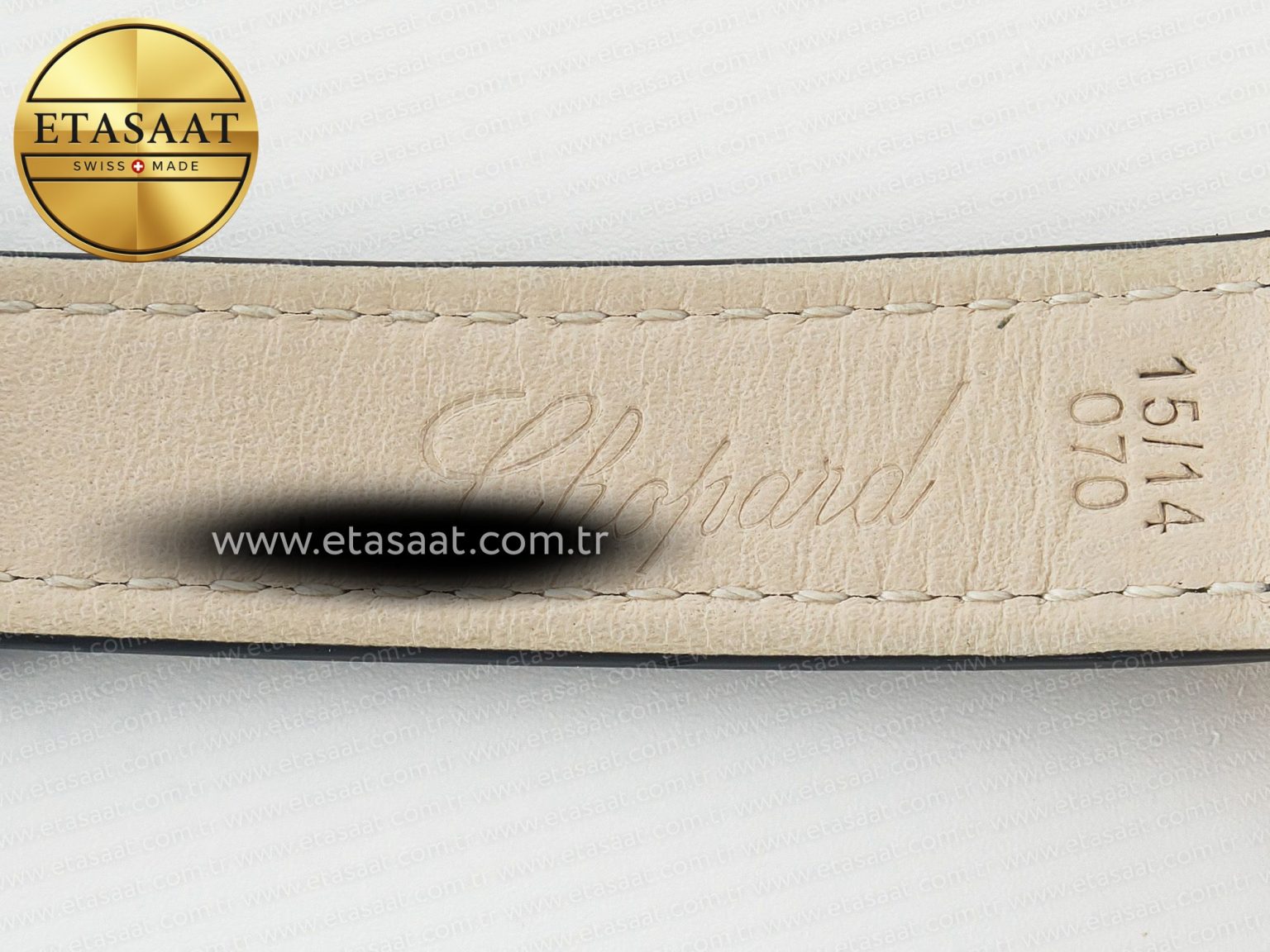 Happy Sports 30MM YF RG White Dial on Green Leather Strap A2892 - Görsel 24