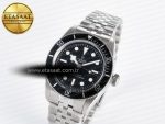 Heritage Black Bay 41mm SS ZF 1:1 Best Edition Black Dial Black Bezel on SS Bracelet A2824 - Görsel 2
