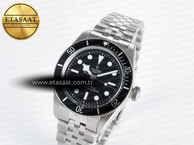 Heritage Black Bay 41mm SS ZF 1:1 Best Edition Black Dial Black Bezel on SS Bracelet A2824 - Görsel 2