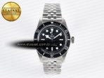 Heritage Black Bay 41mm SS ZF 1:1 Best Edition Black Dial Black Bezel on SS Bracelet A2824 - Görsel 3