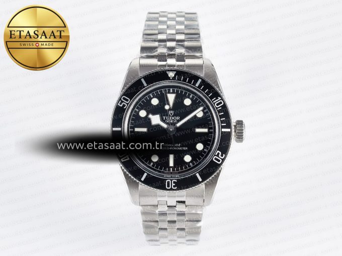 Heritage Black Bay 41mm SS ZF 1:1 Best Edition Black Dial Black Bezel on SS Bracelet A2824 - Görsel 3