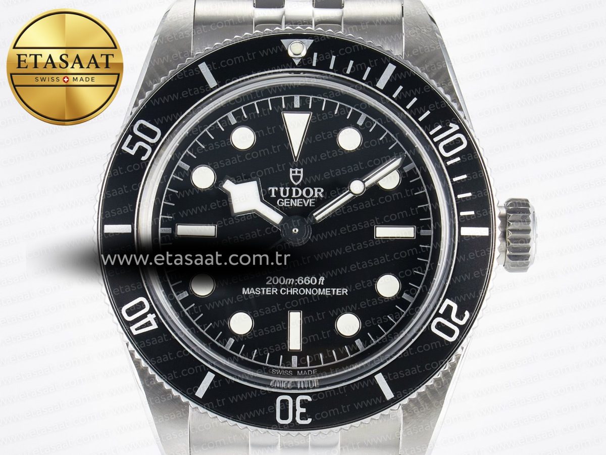 Heritage Black Bay 41mm SS ZF 1:1 Best Edition Black Dial Black Bezel on SS Bracelet A2824 - Görsel 4