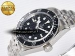 Heritage Black Bay 41mm SS ZF 1:1 Best Edition Black Dial Black Bezel on SS Bracelet A2824 - Görsel 6