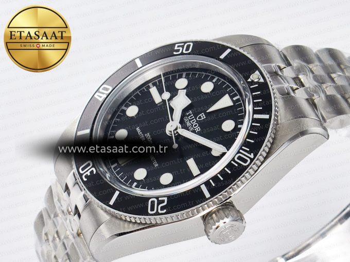 Heritage Black Bay 41mm SS ZF 1:1 Best Edition Black Dial Black Bezel on SS Bracelet A2824 - Görsel 6