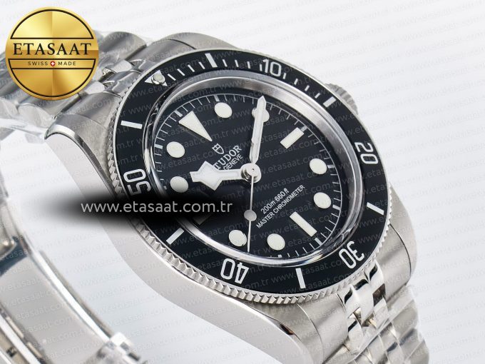 Heritage Black Bay 41mm SS ZF 1:1 Best Edition Black Dial Black Bezel on SS Bracelet A2824 - Görsel 7