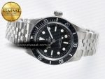 Heritage Black Bay 41mm SS ZF 1:1 Best Edition Black Dial Black Bezel on SS Bracelet A2824 - Görsel 9