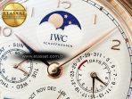 IW5033 Portugieser Perpetual Calendar RG V9F 1:1 Best Edition White Dial on Brown Leather Strap A52610 - Görsel 10