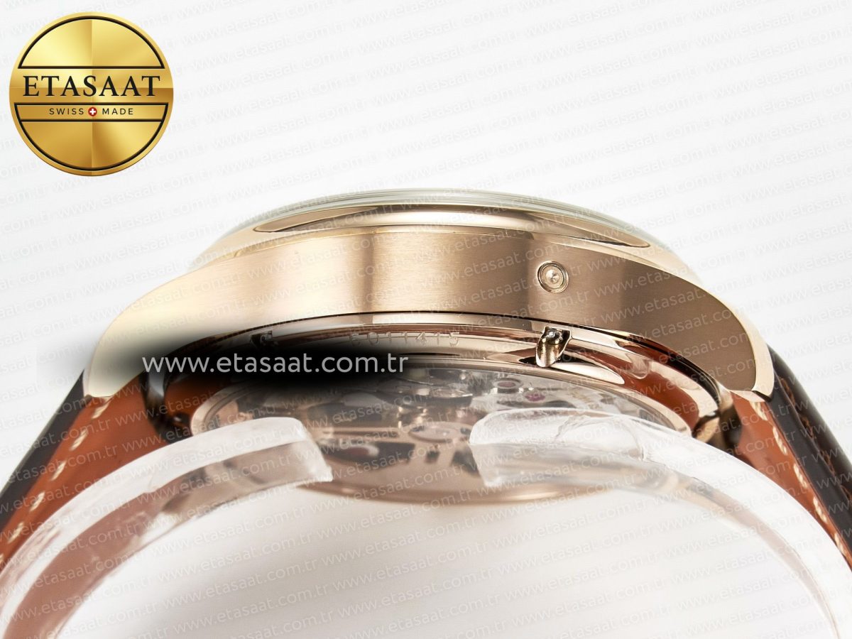 IW5033 Portugieser Perpetual Calendar RG V9F 1:1 Best Edition White Dial on Brown Leather Strap A52610 - Görsel 14